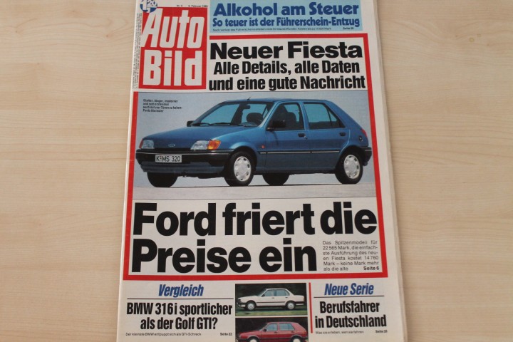 Deckblatt Auto Bild (06/1989)